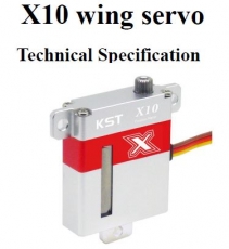 KST X10-5cm V2.0 HV 10.8kg/cm@8.4V KST Digital Servo