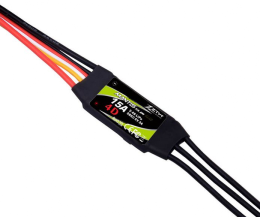 ZTW AERIZON Mantis Slim 15A G2 32-Bit Brushless ESC mit 5V/3A BEC 2-4S Vorwärts/Rückwärts für F3P 3D/4D RC Flugzeug