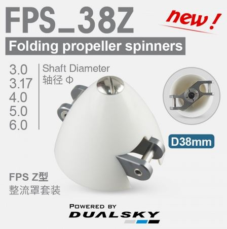 FPS - Folding Propeller Spinner FPS_38Z.5 5mm Welle