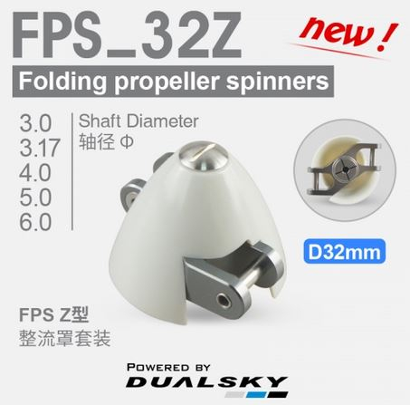 FPS - Folding Propeller Spinner FPS_32Z.6 6mm Welle