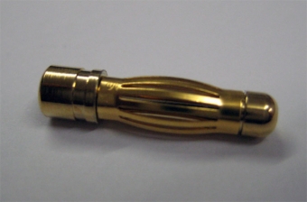 4 mm Stecker Gold