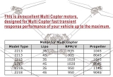 Quadrocoptermotor EMAX MT2213 incl. 1 Paar Quadrocopter Luftschrauben